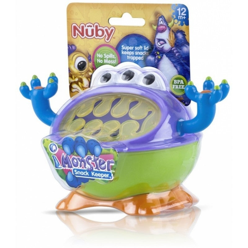 Nuby iMonster 零食收納盒 - 點心收納盒