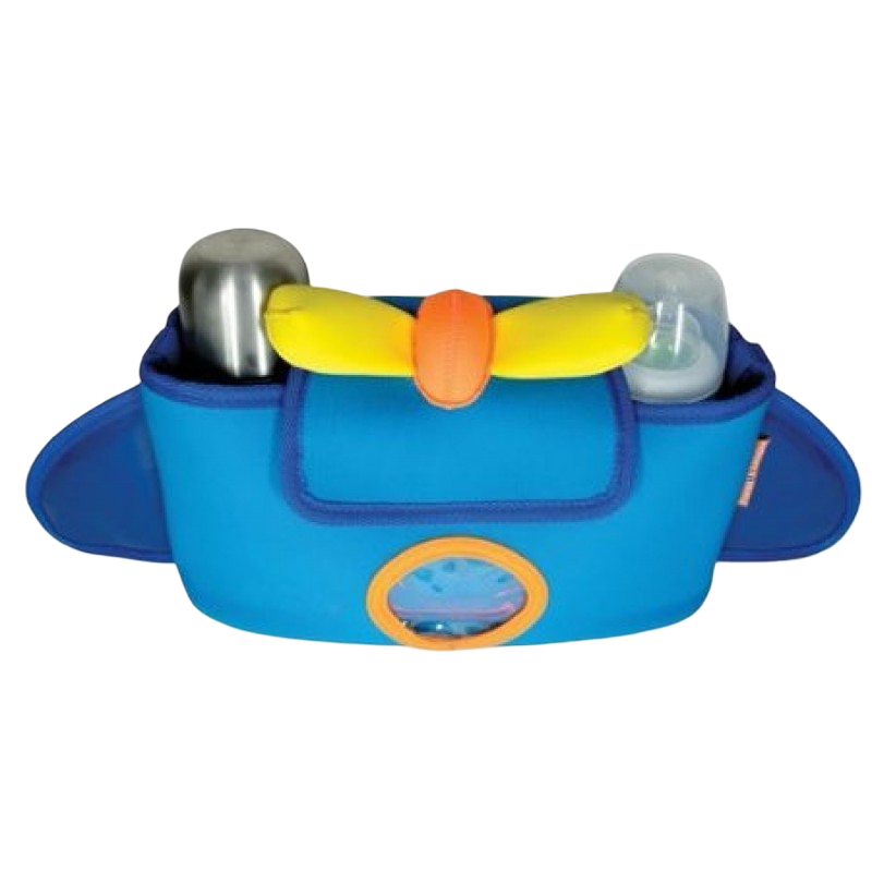 Parents League 可拆卸嬰兒車控制台收納袋 - 紫色