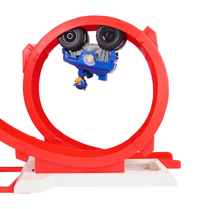 Paw Patrol Rescue Wheels Super Loop Tower HQ Playset (Includes Chase Figure and Chase Vehicle)