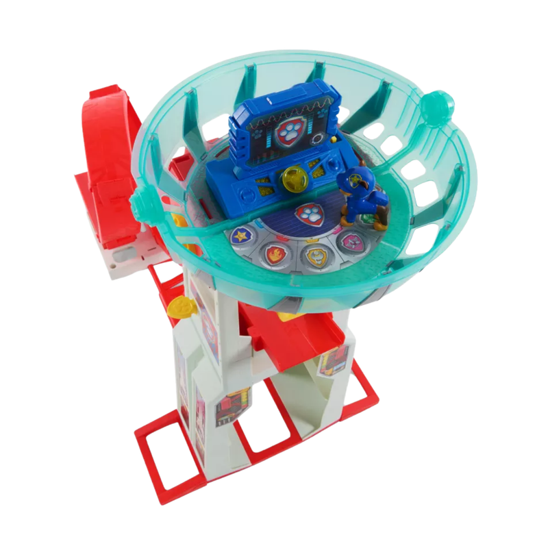 Paw Patrol Rescue Wheels Super Loop Tower HQ Playset (Includes Chase Figure and Chase Vehicle)