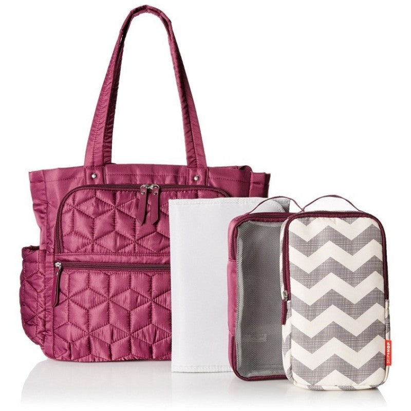 Skip Hop Forma Pack & Go Diaper Tote - Berry