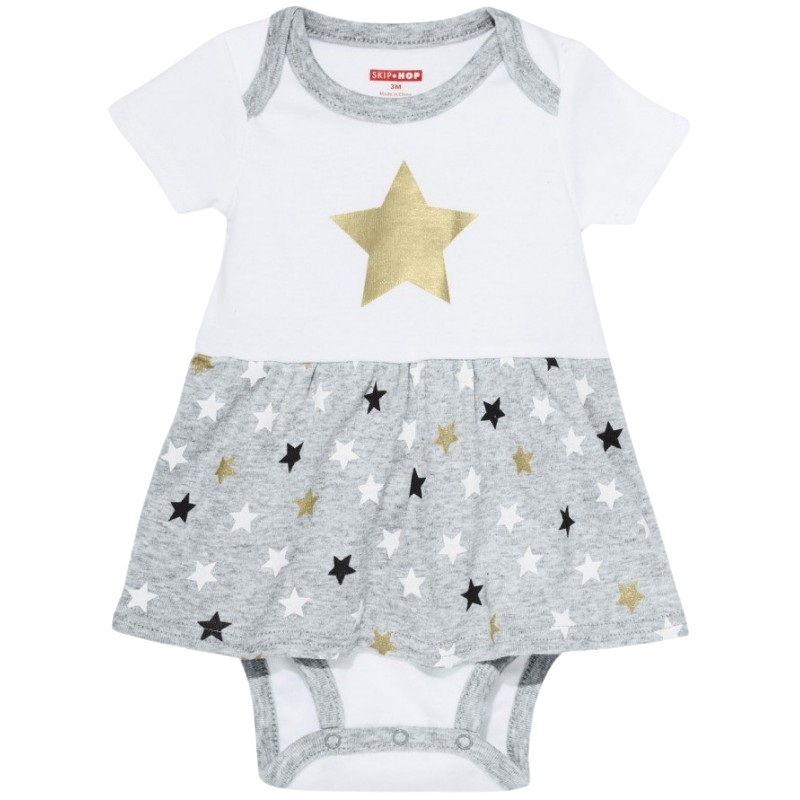 Skip Hop Star-Struck Skirted SS Bodysuit - Star