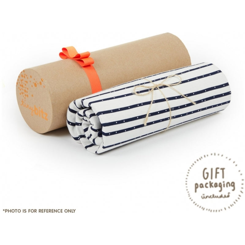 TinyBitz Hooded Blanket (Line Dance) 95x95cm