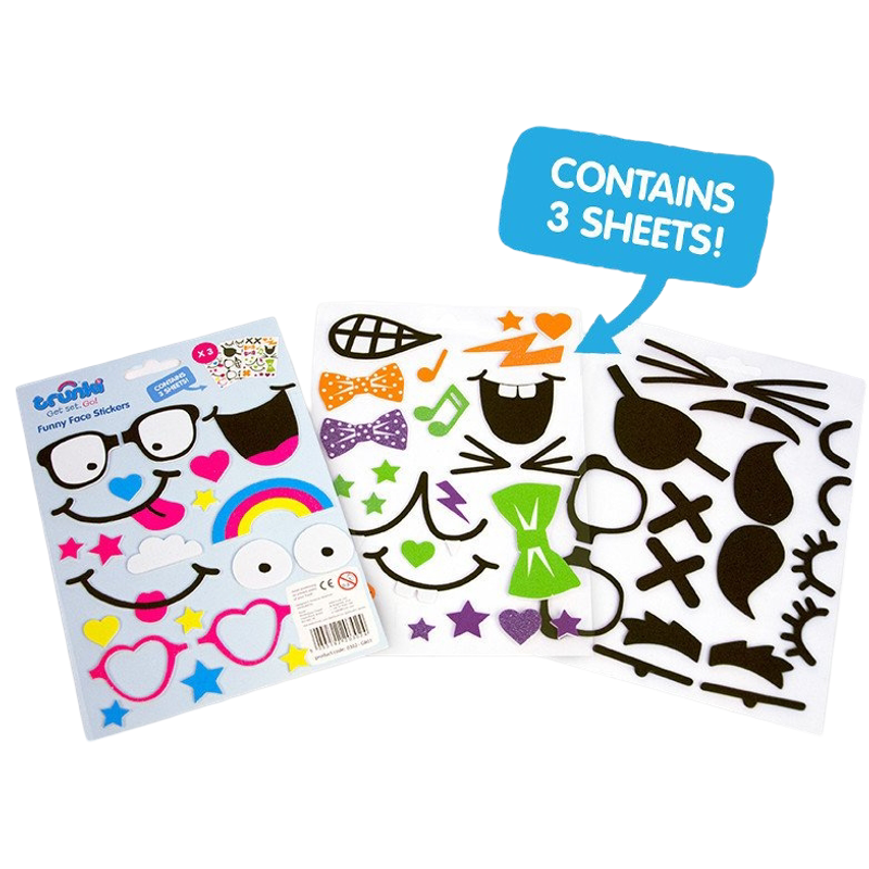 Trunki Funny Face Stickers