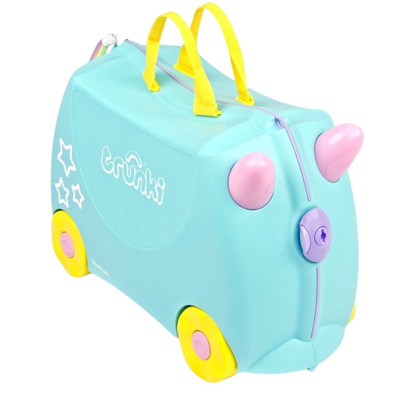 Trunki 兒童騎乘式行李箱 - Una 獨角獸