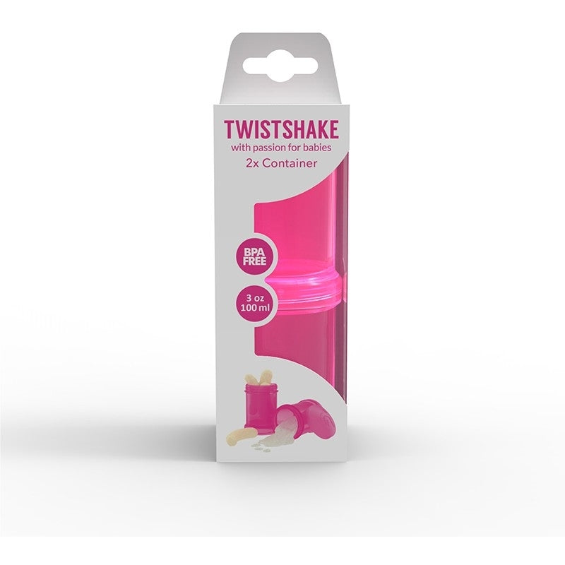 Twistshake Container 2x 100ml - Pink