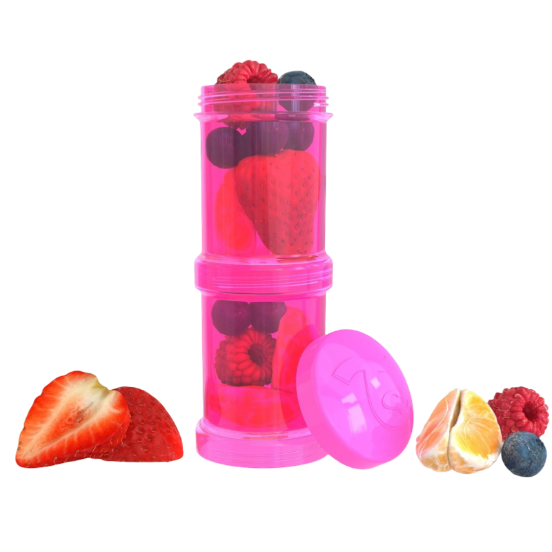Twistshake Container 2x 100ml - Pink