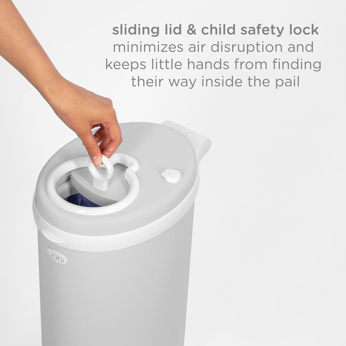 Nappy Pail - Matte Grey