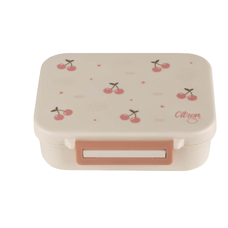 Citron Absolut Tritan Snackbox with 3 Compartments - Cherry