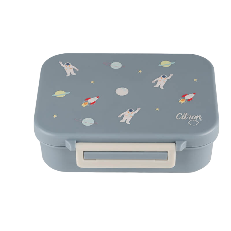 Citron Absolut Tritan Snackbox with 3 Compartments - Spaceship