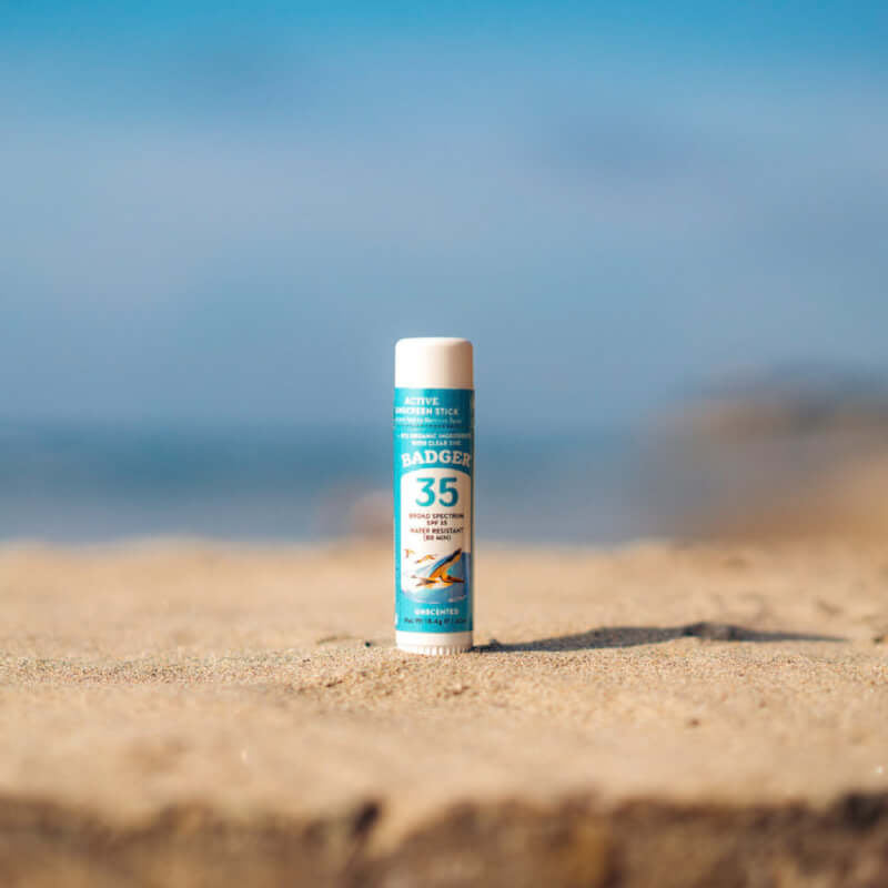 Badger Active Sunscreen Stick SPF 35 Unscented