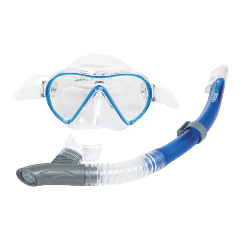 Zoggs Adult Reef Explorer Snorkel Set - Bue
