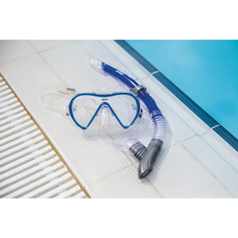 Zoggs Adult Reef Explorer Snorkel Set - Bue