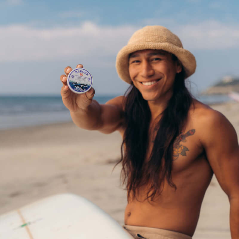 Badger Adventure Sport Mineral Sunscreen with Clear Zinc SPF 50 Unscented