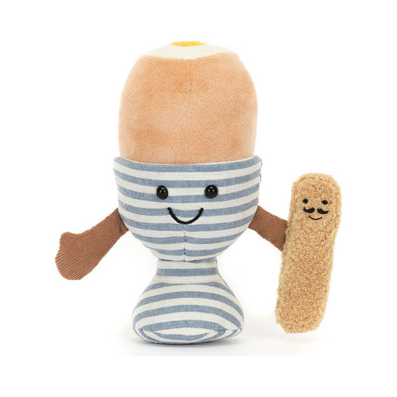 Jellycat Jellycat Amuseables Eggetha Egg and Lance Soldier 16x12x6cm