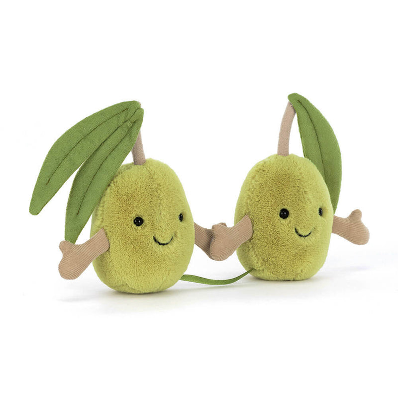 Jellycat Amuseables Pair Of Olives Soft Toy 18cm Jellycat