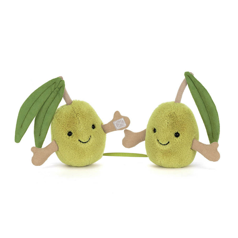 Jellycat Amuseables Pair Of Olives Soft Toy 18cm Jellycat