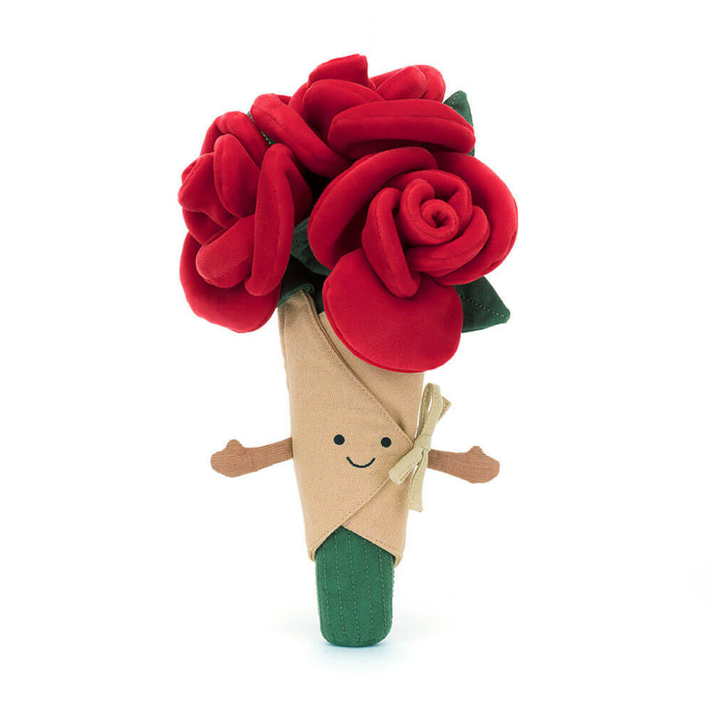 Jellycat Amuseables Rose Bouquet Soft Toy Jellycat