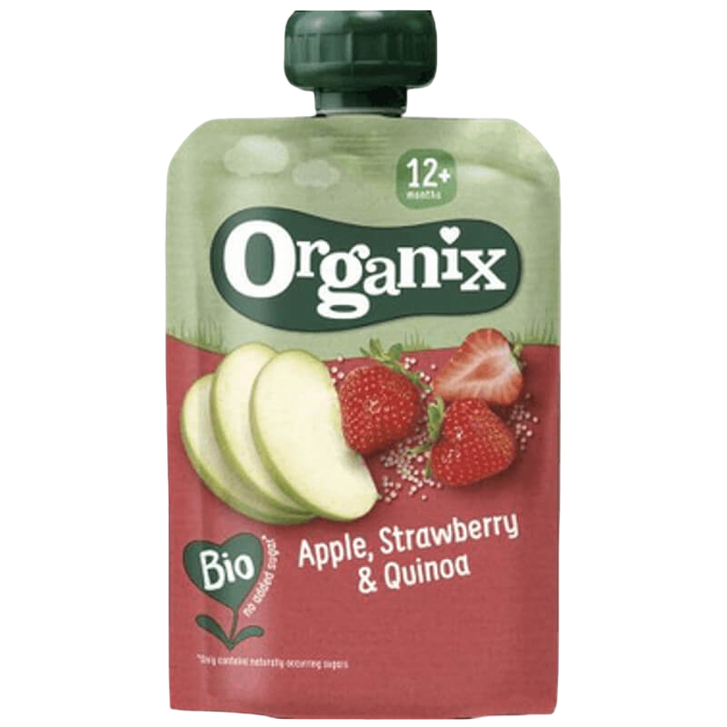Organix Apple, Strawberry & Quinoa 100g (12 mos+)