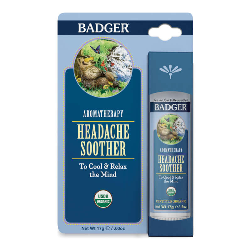 Badger Aromatherapy Headache Soother Peppermint & Lavender