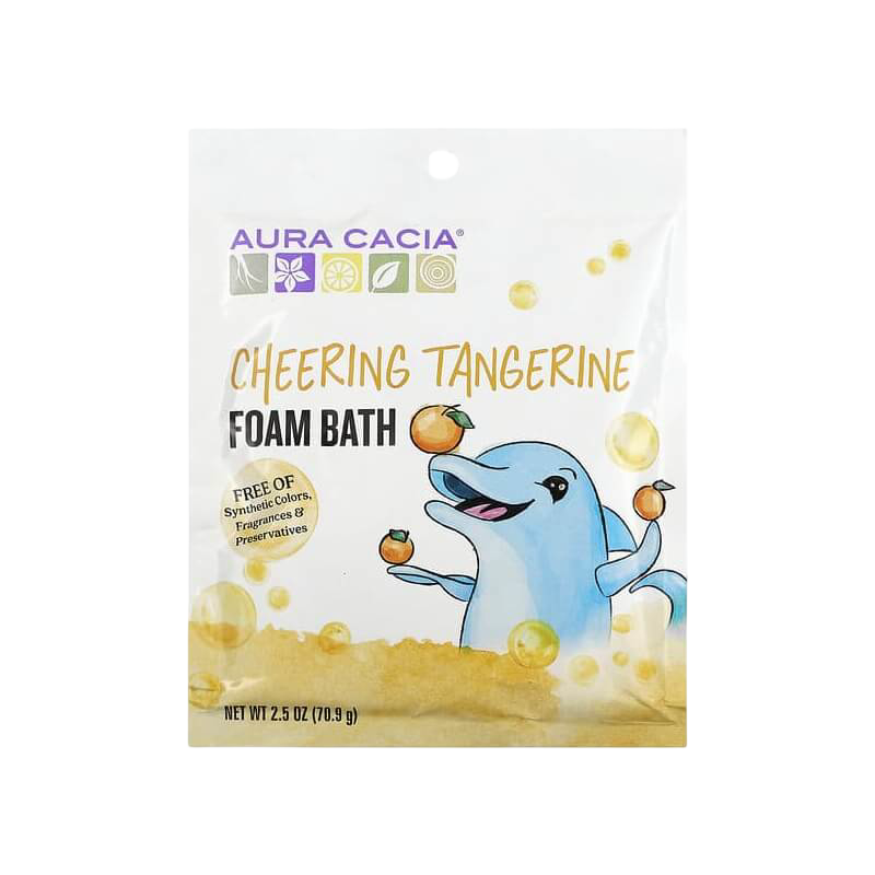 Aura Cacia Cheering Foam Bath - Tangerine