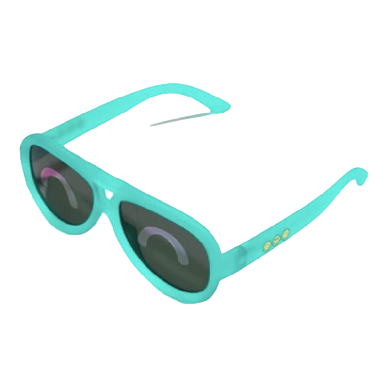 Smiley World Aviator Kids Sunglasses (3-5 yrs) - Green / Beam