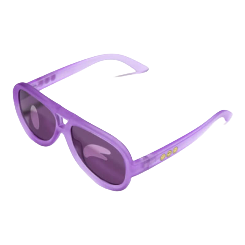 Smiley World Aviator Kids Sunglasses (3-5 yrs) - Purple / Wink