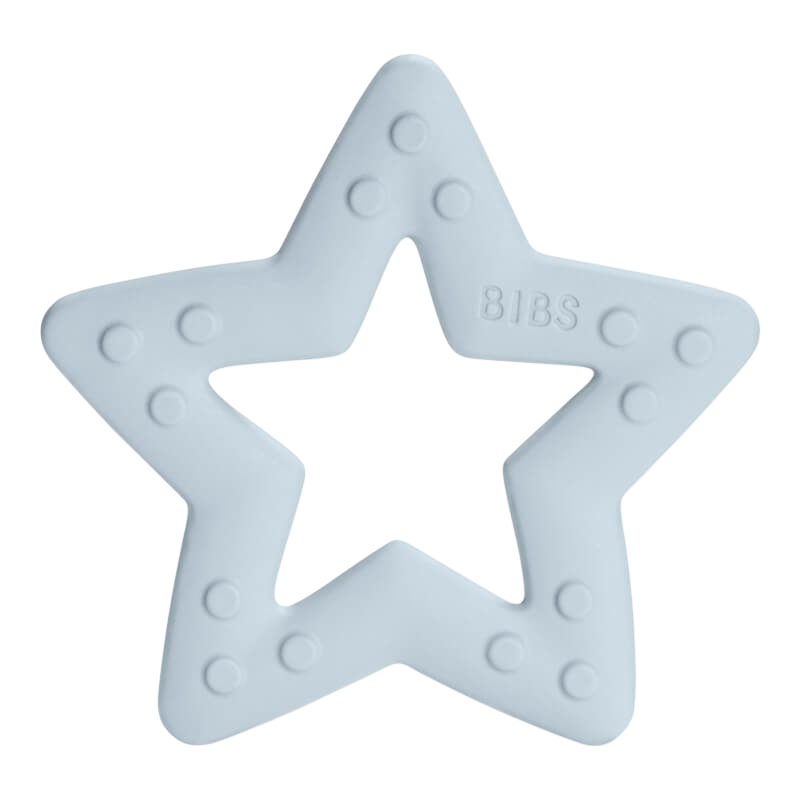 BIBS Baby Bitie Teething Toy - Star - Blue 3m+