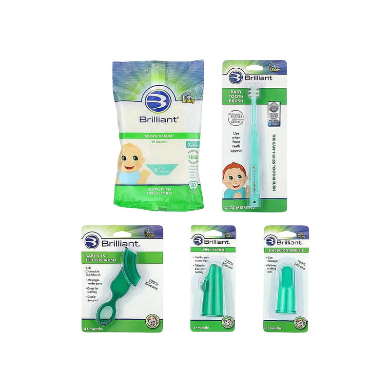 Baby Buddy Brilliant 5 Pc Oral Care Kit 0-24 Months 5 Piece Kit