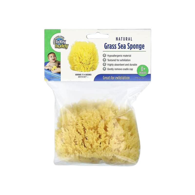 Baby Buddy Natural Grass Sea Sponge 0+ Months 1 Sponge