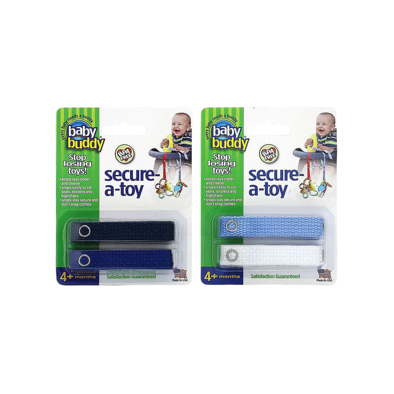Baby Buddy Secure-A-Toy 4 + Months 4 Straps