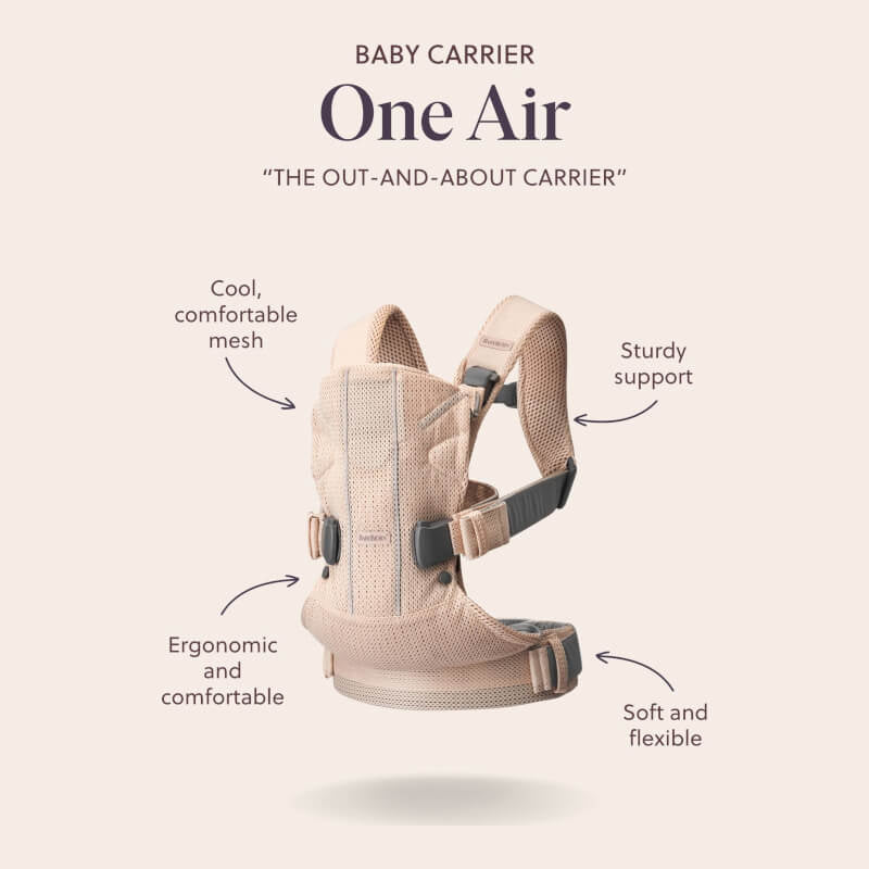 BabyBjorn ONE AIR 嬰兒背帶 - 3D 網眼