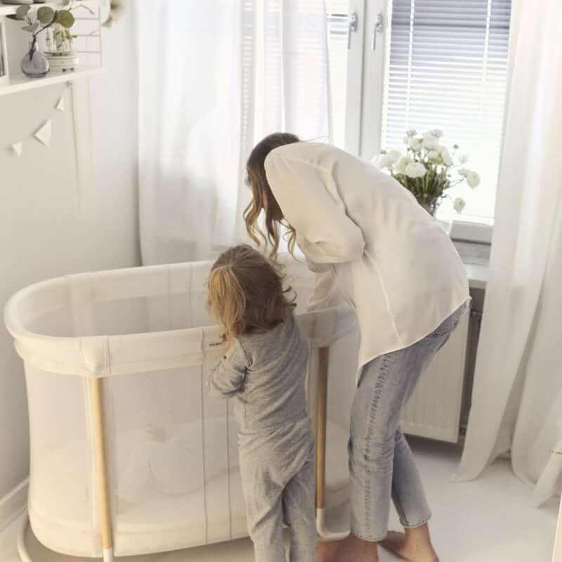 BabyBjorn Baby Crib, White (Mesh)