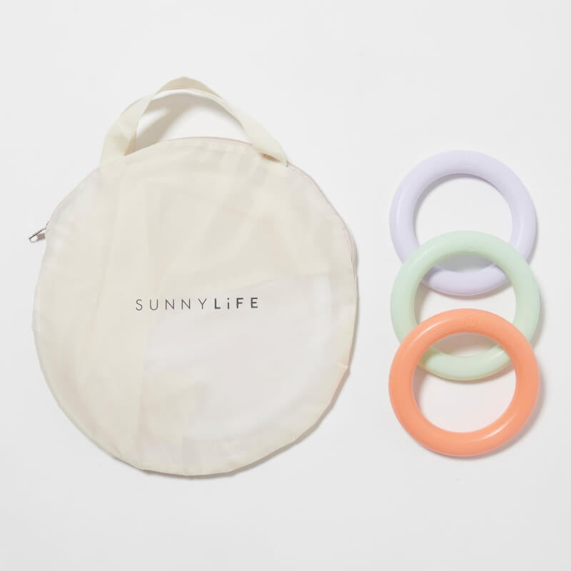 SUNNYLiFE 嬰兒遊戲墊(帶遮陽篷) - 蘋果冰沙色