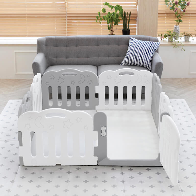 Caraz KIBEL Baby Room - 7 Panels + 1 Door + Mat