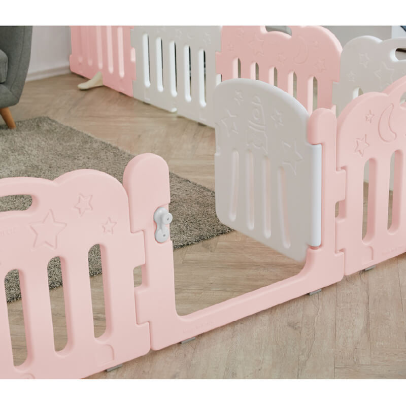 Caraz KIBEL Baby Room - 7 Panels + 1 Door + Mat