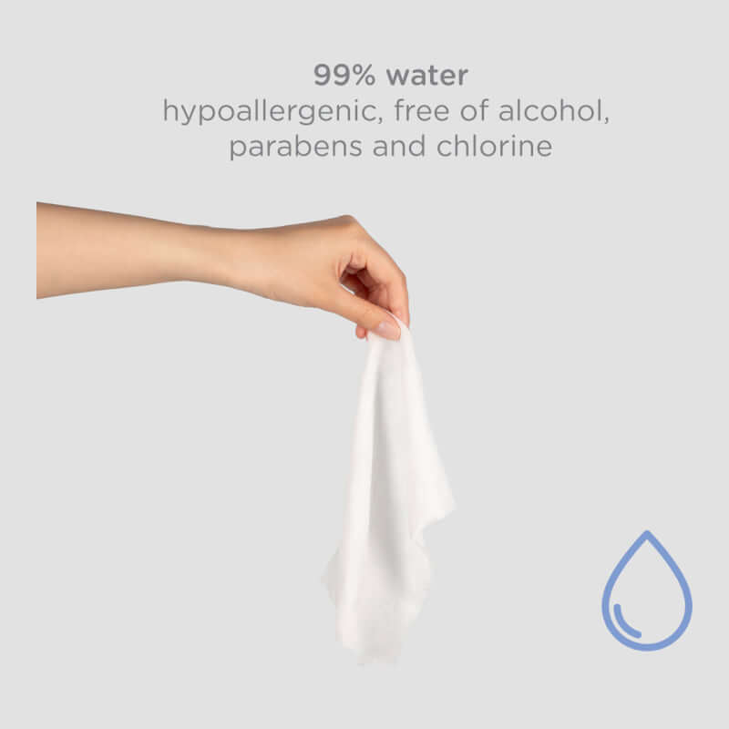 Ubbi 99% Water Baby Wipes (72s)