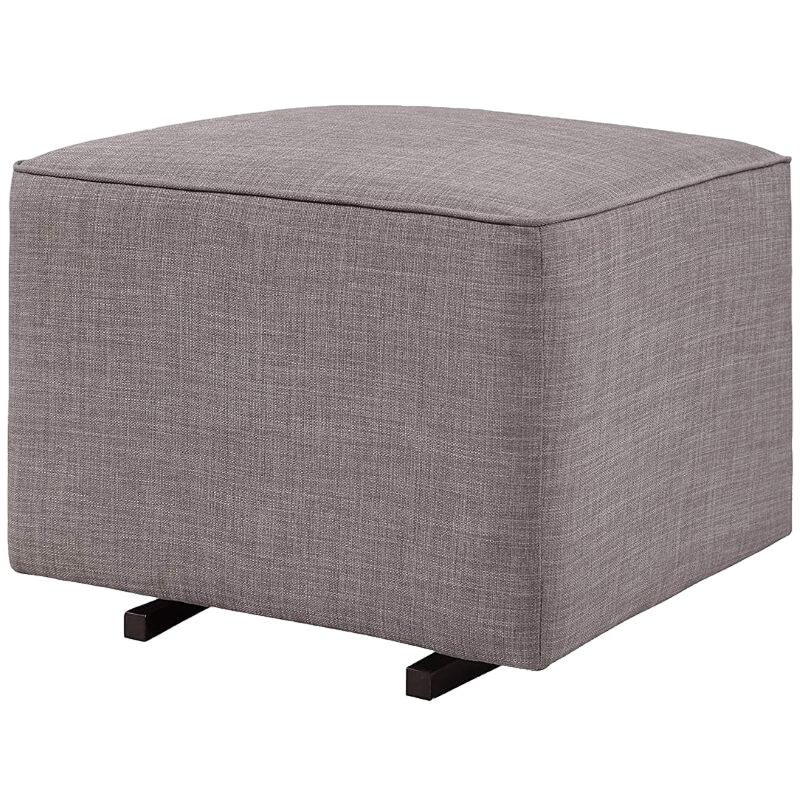 Babyletto Kiwi Gliding Ottoman - Grey Tweed