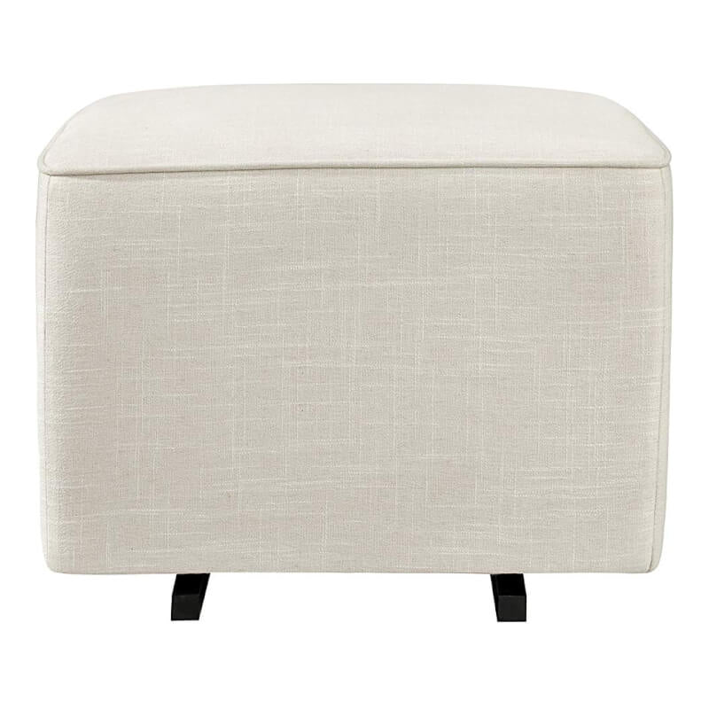 Babyletto Kiwi Gliding Ottoman - White Linen
