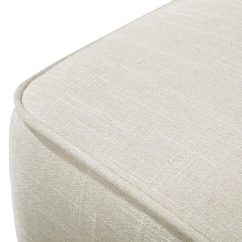 Babyletto Kiwi Gliding Ottoman - White Linen