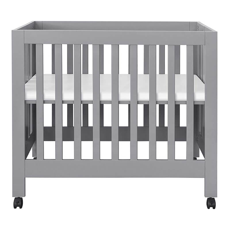 Babyletto Origami Mini Crib - Grey