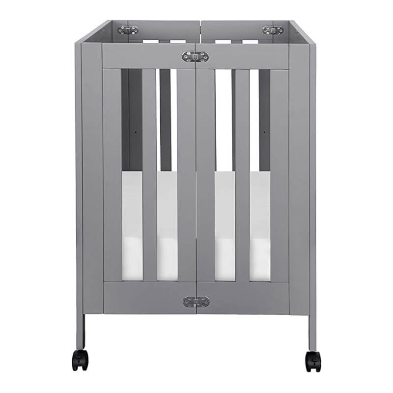 Babyletto Origami Mini Crib - Grey