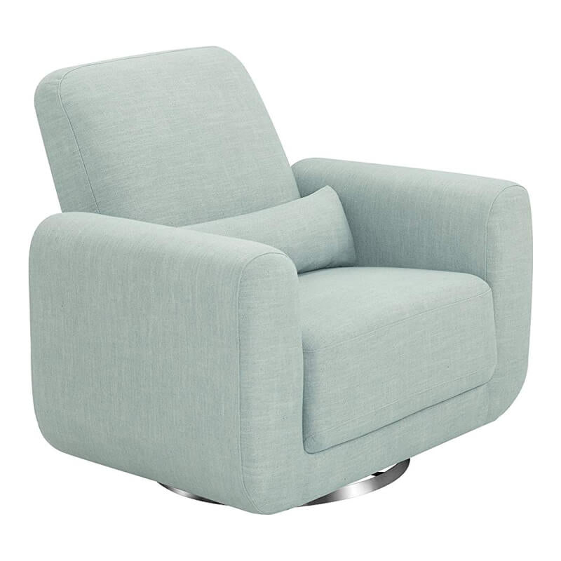 Babyletto Tuba Extra Wide Swivel Glider - Seafoam