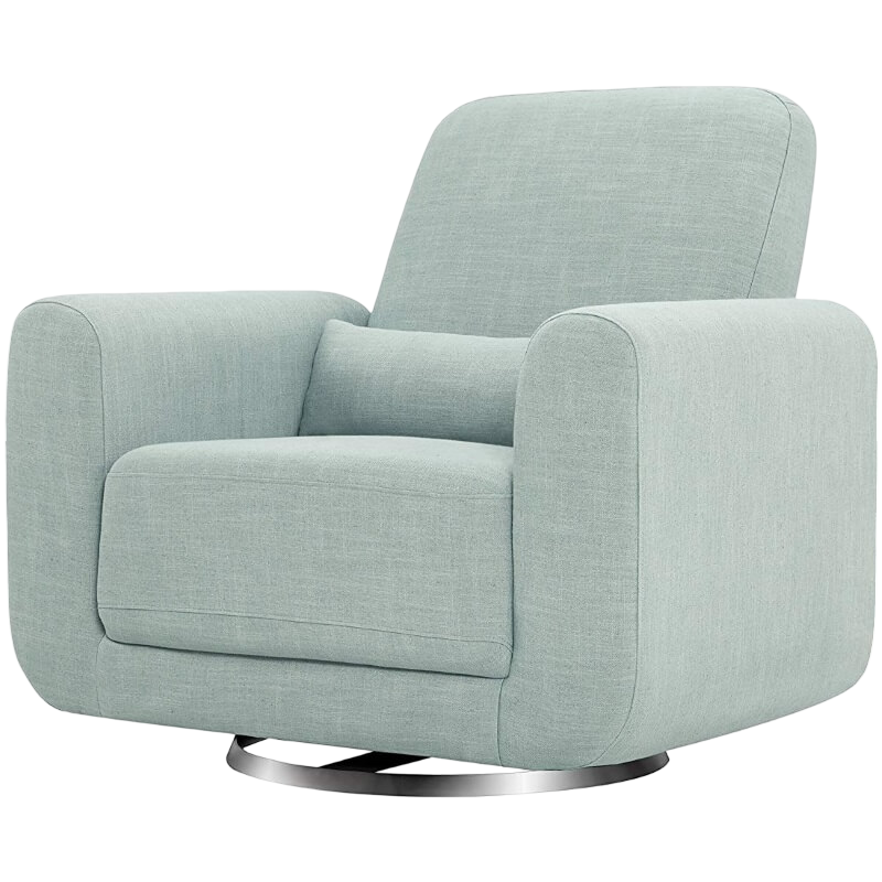 Babyletto Tuba Extra Wide Swivel Glider - Seafoam
