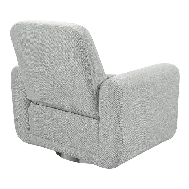 Babyletto Tuba Extra Wide Swivel Glider - Winter Grey Weave