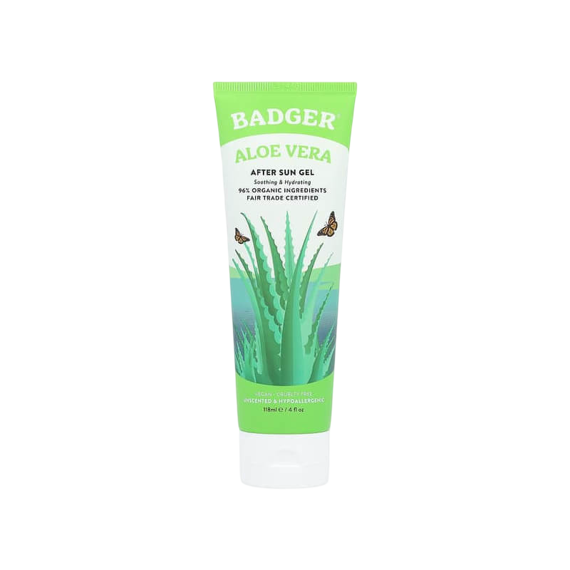 Badger Aloe Vera After Sun Gel Unscented