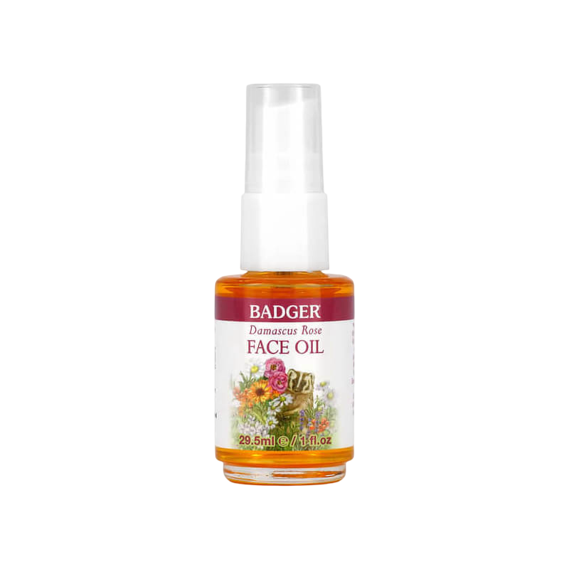 Badger Damascus Rose Face Oil