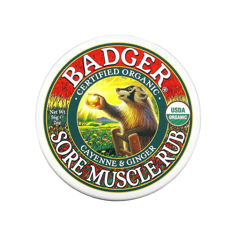 Badger Organic Sore Muscle Rub Cayenne & Ginger