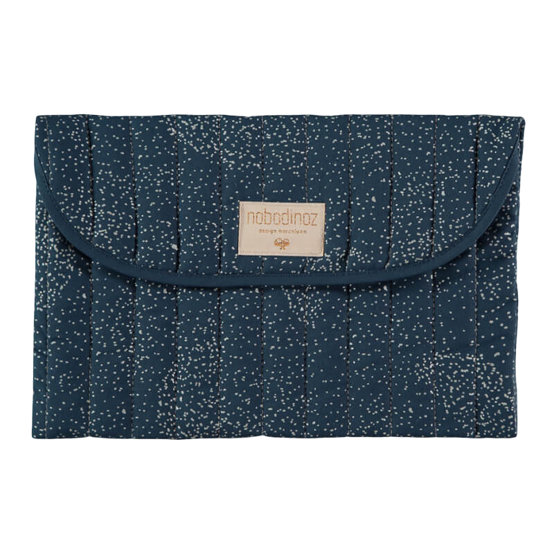 Nobodinoz Bagatelle Pouch - Gold Bubble / Night Blue