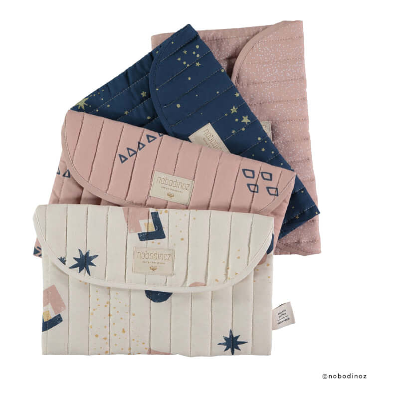 Nobodinoz Bagatelle Pouch - Gold Stella / Night Blue